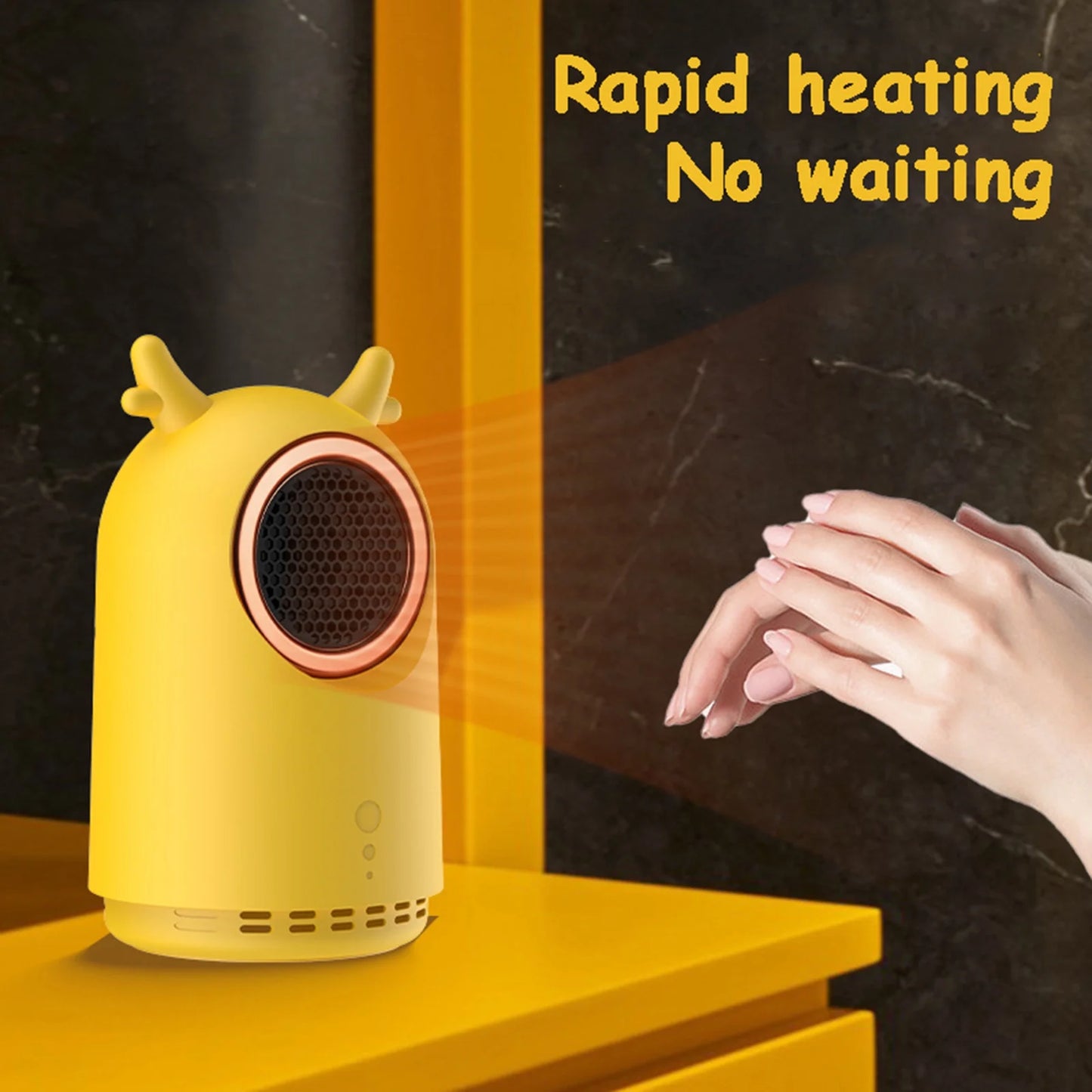 Deer Design Electric Room Heater, Air Warmer Fan Blower Heater ,Portable