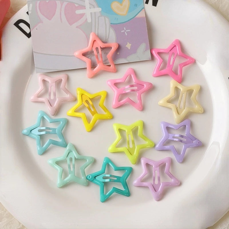 Pack Off 06 Star Design Girl Hair Clip | Hair Clip For