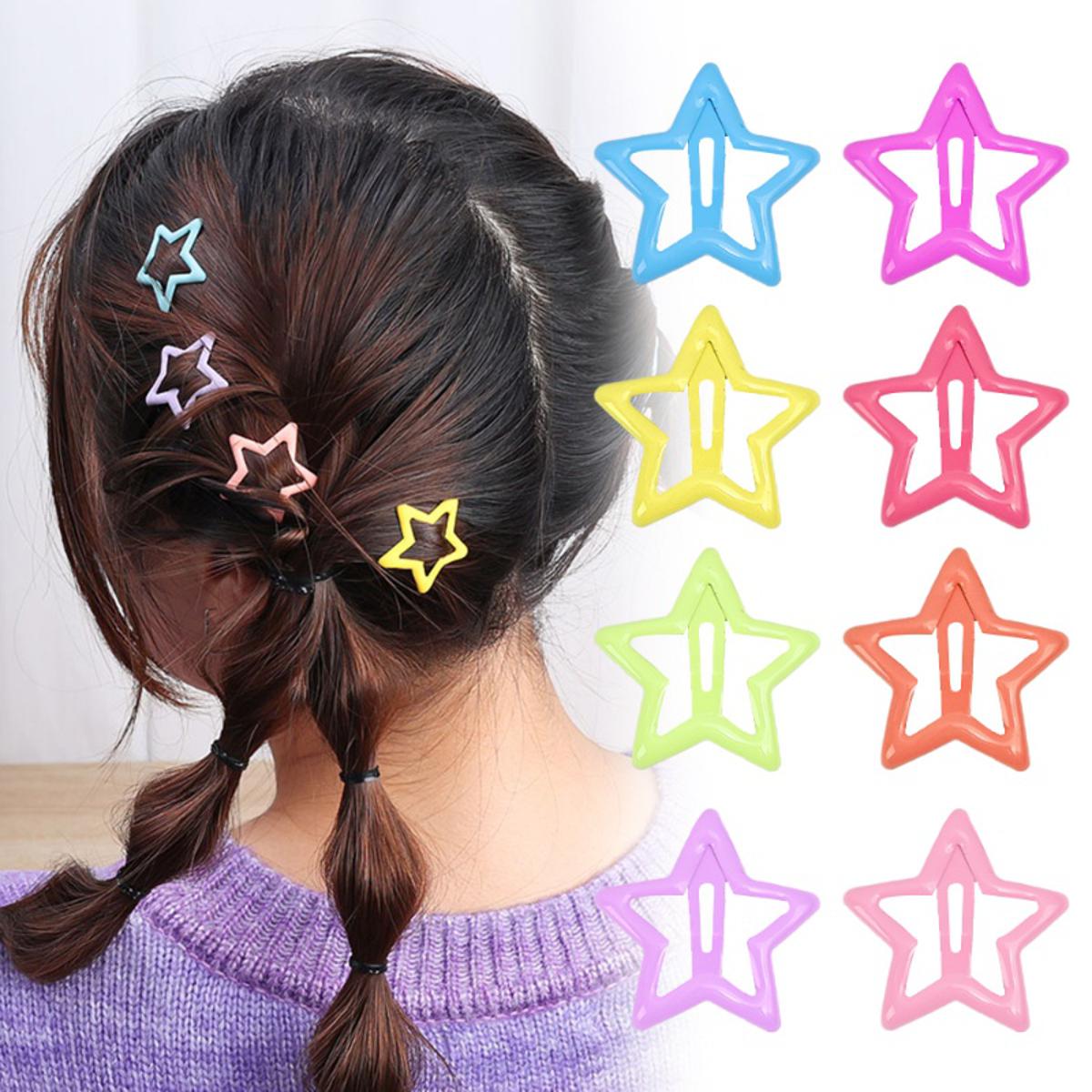 Pack Off 06 Star Design Girl Hair Clip | Hair Clip For