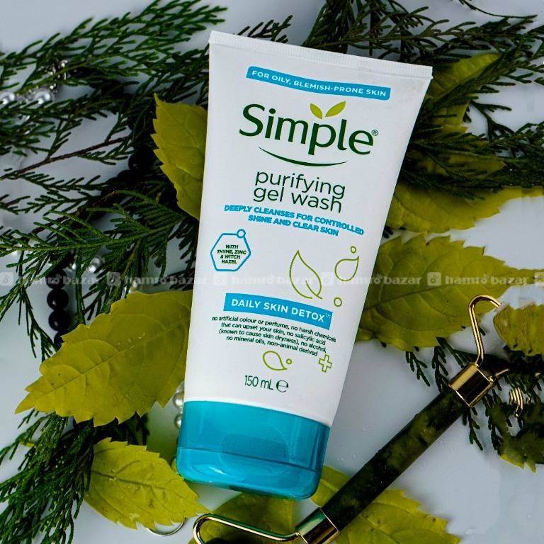 Simple Daily Skin Detox Purifying Gel Facial Wash 150ml