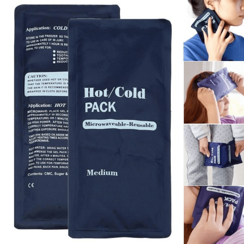 Multi-Purpose Hot and Cold Pack Flexible Gel Pack Physiotherapy (extra Gel standard