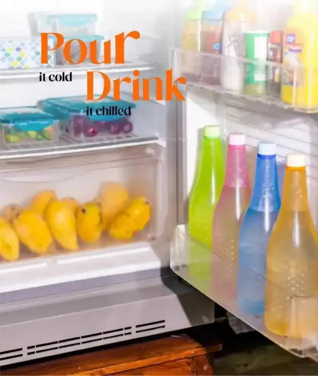 Pack Of 4 Plastic Jumbo Water Bottles SWater Drink Bottles