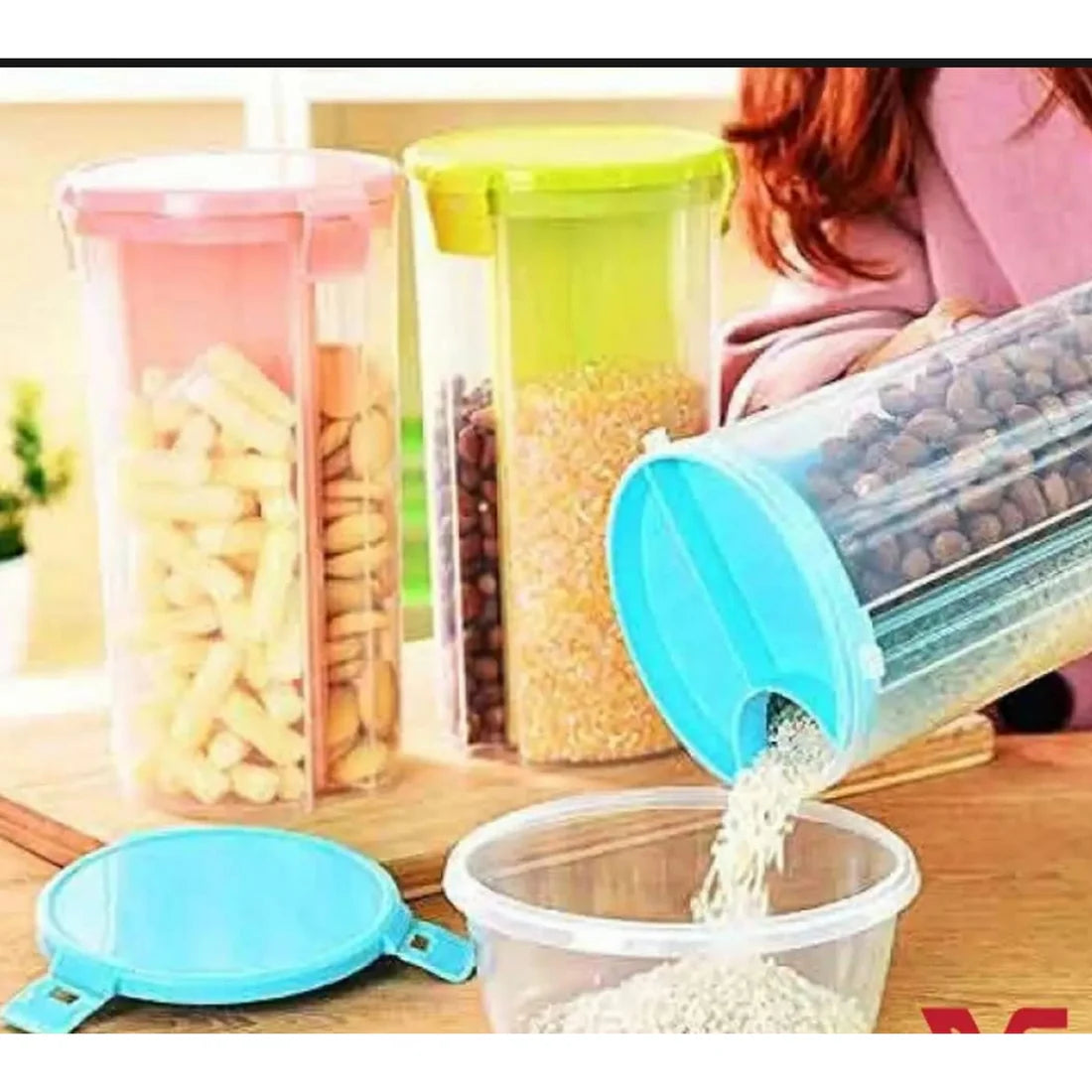 Marshal Storage Jar - 3 In 1 Jar - 3 Portion storage