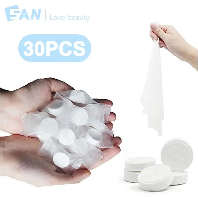 Pack of 10 pcs Magic Compressed Towel Tissue