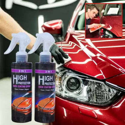3 in 1 High Protection Quick Car Coating Spray, Ceramic Car Coating
