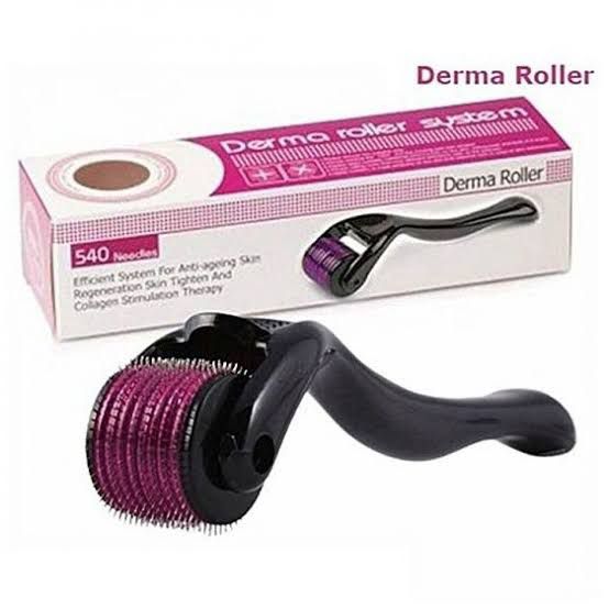 Derma Roller 540 Titanium Needle Facial & Hair Therapy Microneedle Hair Regrowth
