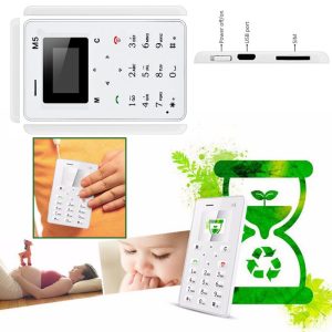 M5 MINI MOBILE CREDIT CARD SIZE (random color )