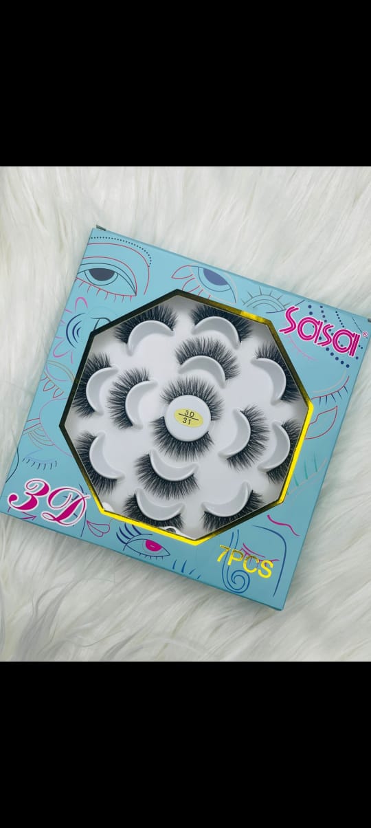 SASA 3D Eyelashes 7 pcs Eyelashes for beautiful eyes