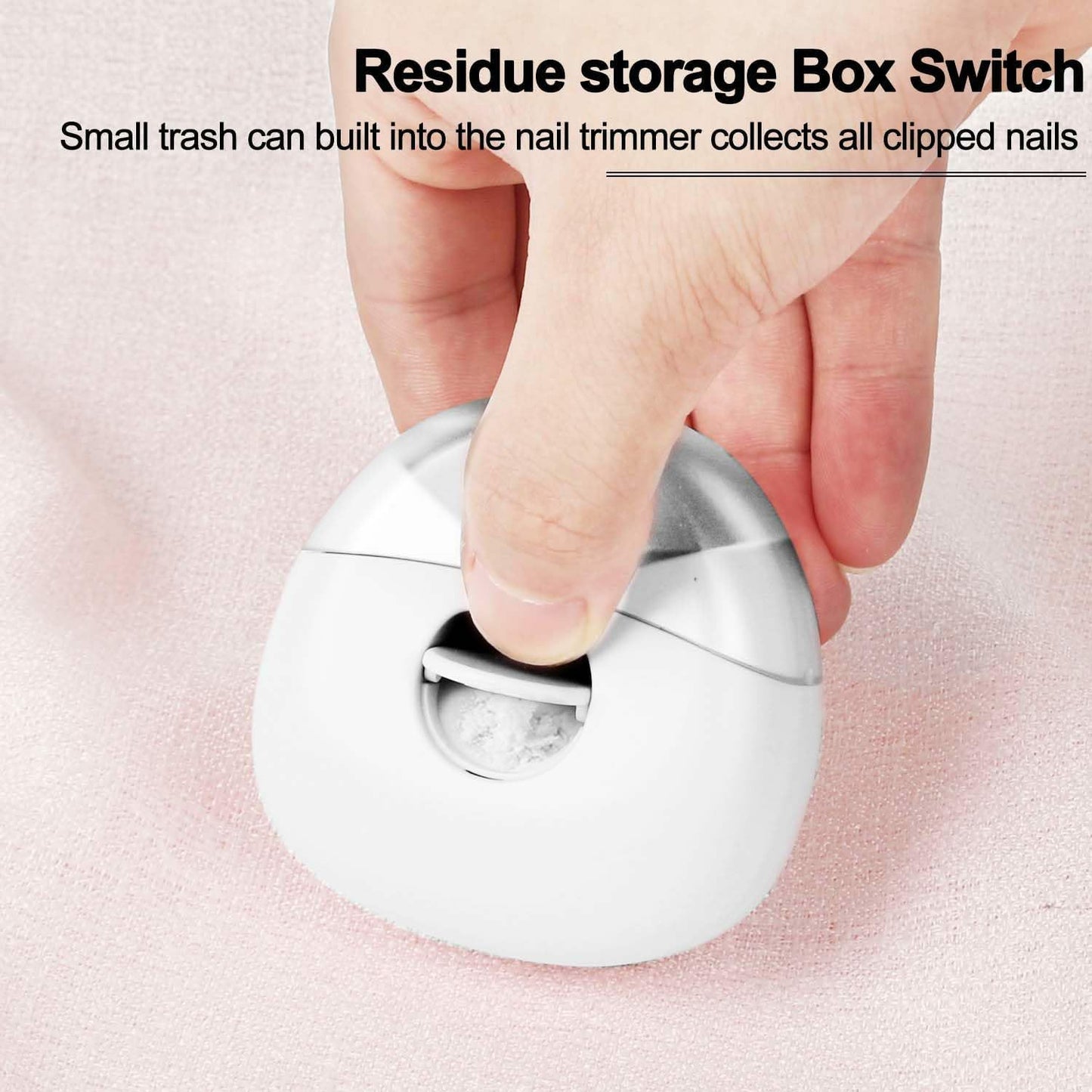 Automatic Electric Nail Clipper Trimmer For Elderly And Children Anti-Splash Home Use
