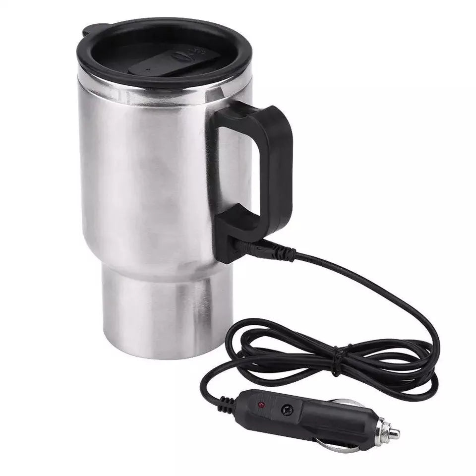 12 Volts 450 ml Heated Travel Mug Coffee /Tea/Soup Cup Car Charging