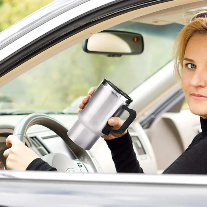 12 Volts 450 ml Heated Travel Mug Coffee /Tea/Soup Cup Car Charging