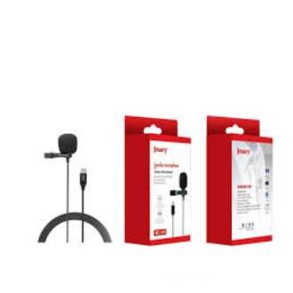 Jmary TikTok Type-c Lavalier Microphone with Clip Compatible Mobile, Laptop Tab