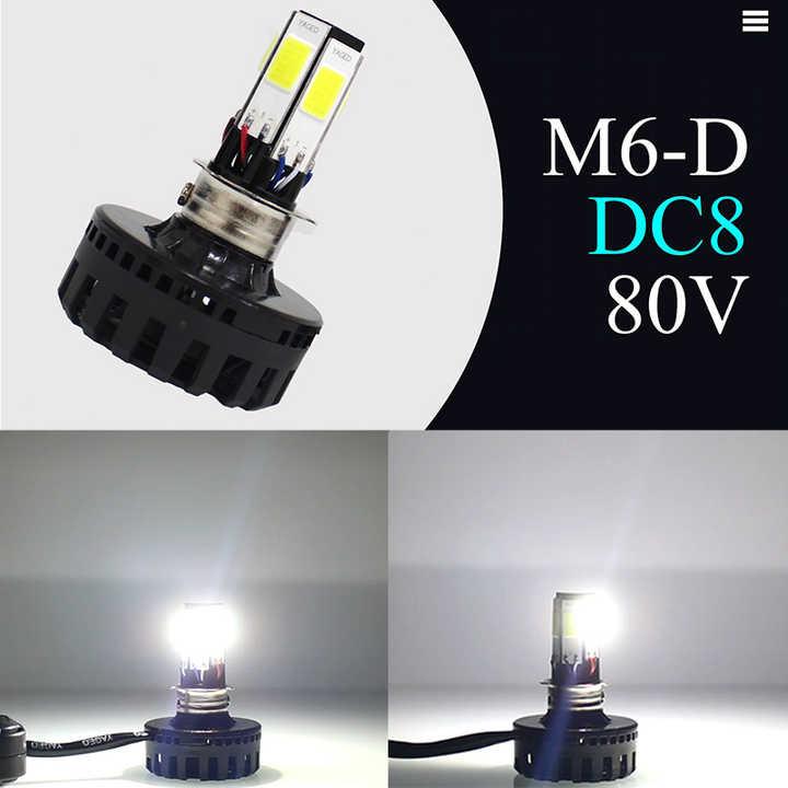M6 LED Universal Headlight with Fan for All Bikes | universal fitting