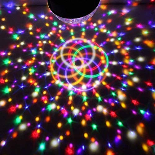 Digital RGB LED Music Crystal Magic Ball Effect Light MP3 USB Disco