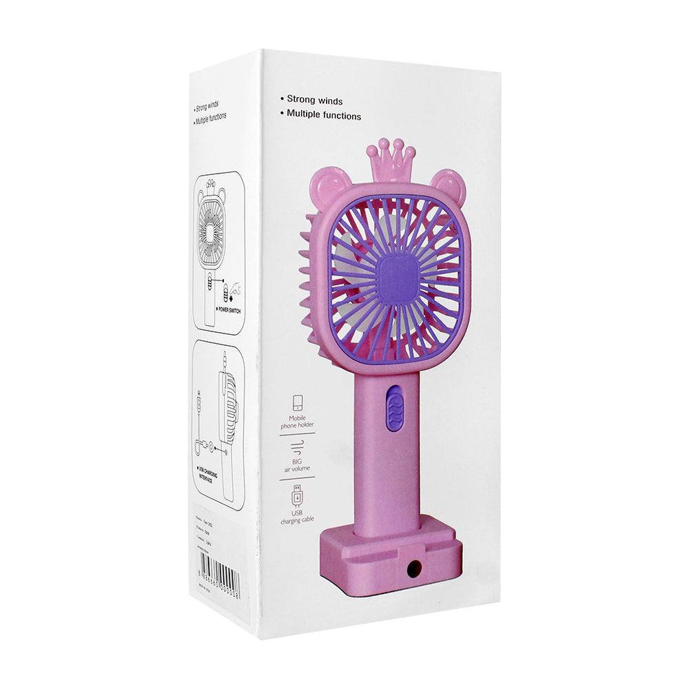 Fan with Sharpener | Mini Handheld Fan, Portable USB Fan for Home,