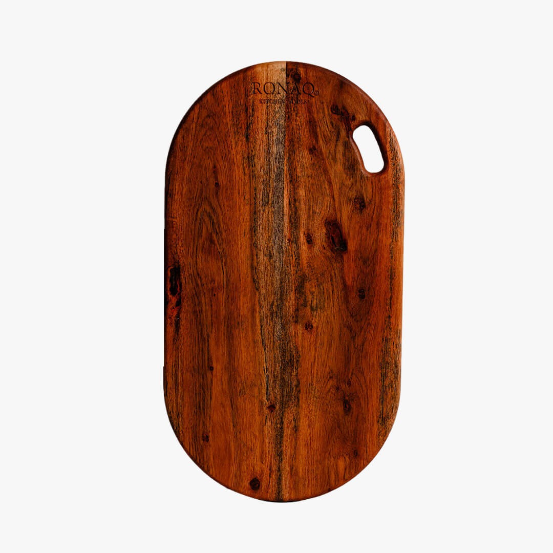 Premium Oblong Acacia Wood Chopping Board 17 x 9 x 2