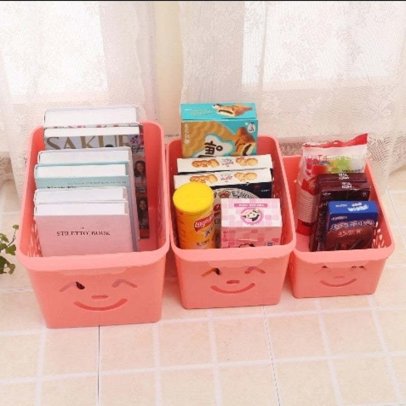 Smile basket Without cap pack off 3 | Storage Organizer Basket |