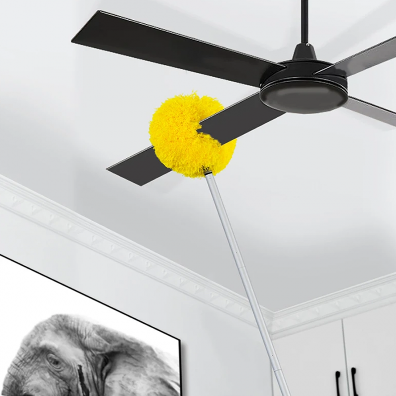 Fan Duster Ceiling Multi Purpose Duster foldable rod for easy ceiling