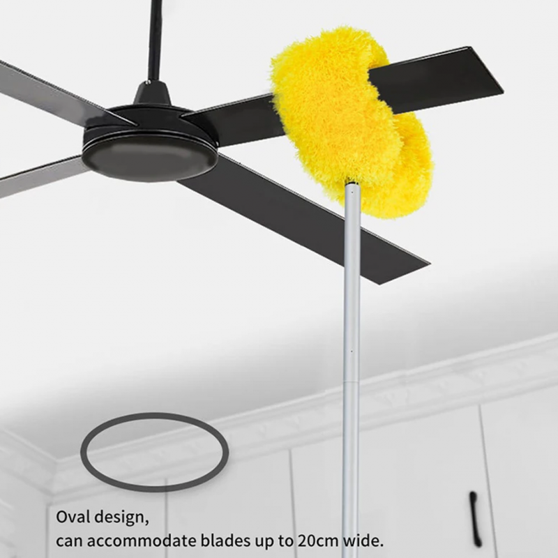 Fan Duster Ceiling Multi Purpose Duster foldable rod for easy ceiling
