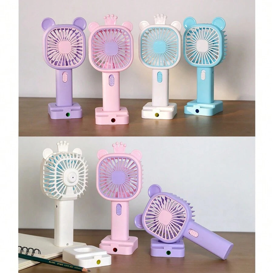 Fan with Sharpener | Mini Handheld Fan, Portable USB Fan for Home,