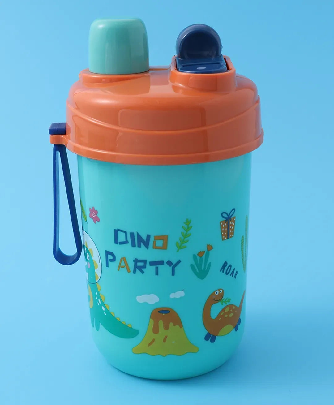 Dino Party Water Bottle for Kids Cute Dinosaur-Themed Leak-Proof Drink Bottle