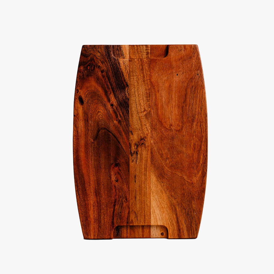 Acacia Parabola Face-Grain Cutting Board 14” x 10” x 2” |