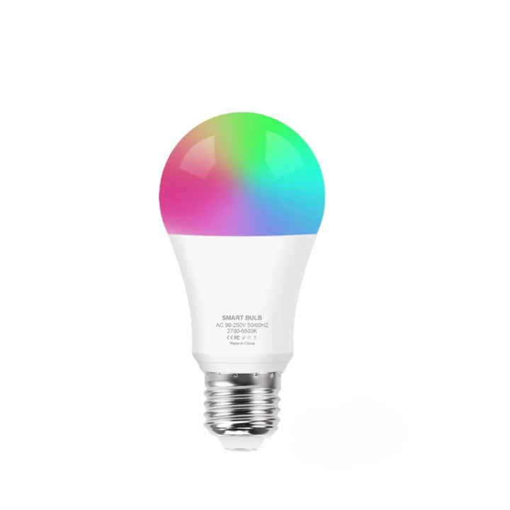 Color Changing Smart WIFI RGB led bulb, Dim-able and Color changing -