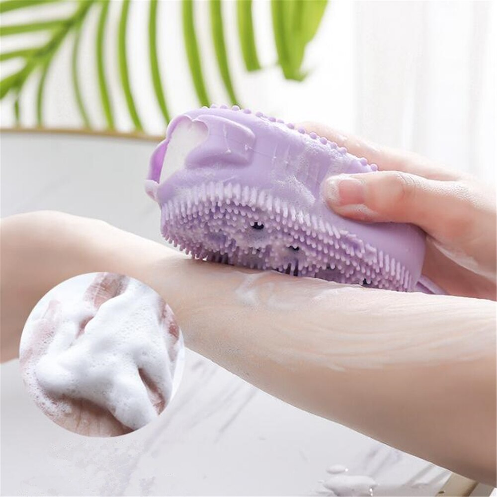 silicone soap bath massage / Bath Body Brush High Quality Silicon Bath