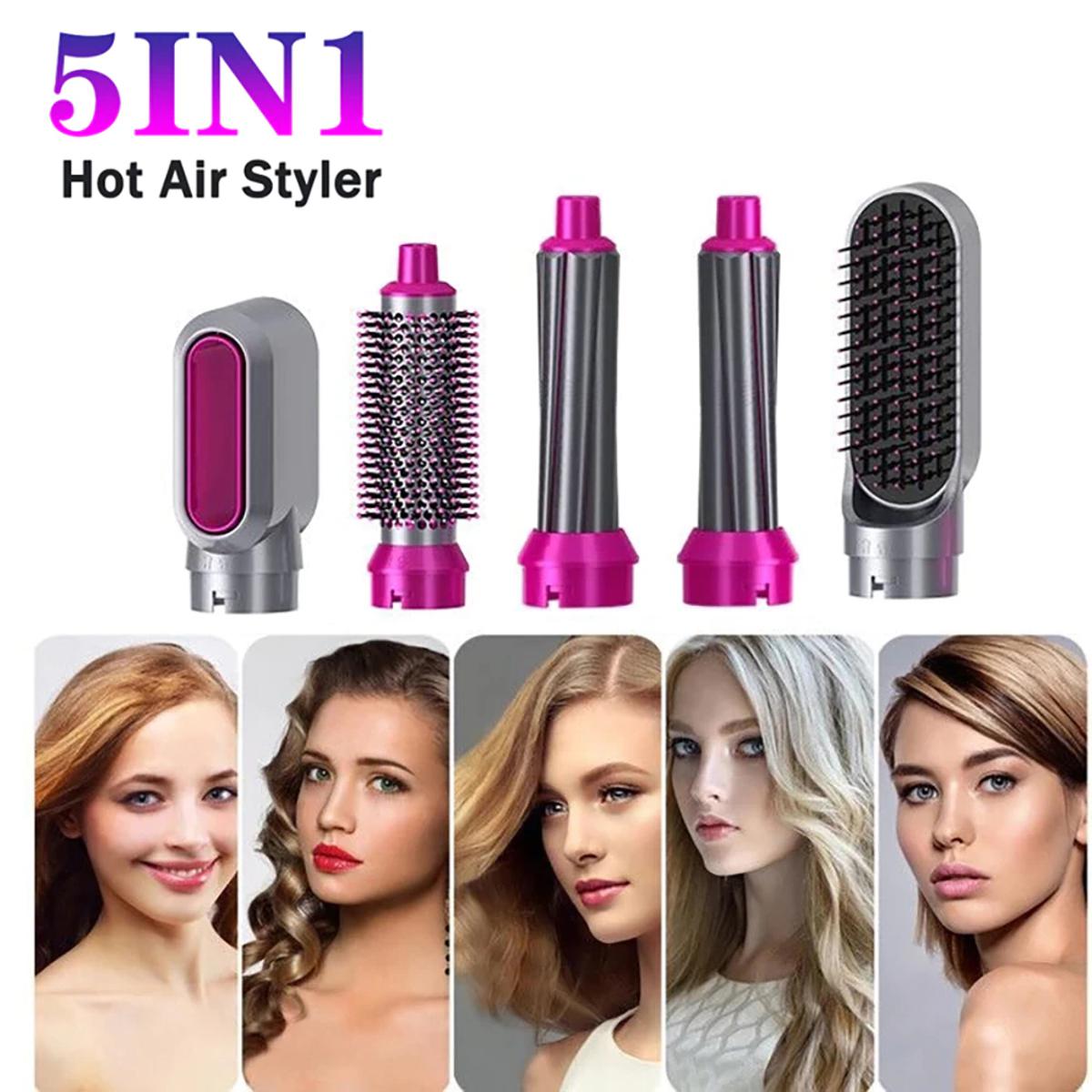 Hair Dryer Brush 5 in 1 Electric Blow Dryer Hair Comb Curling