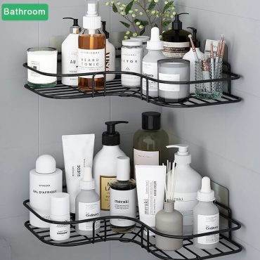 Shower, Bathtub, and Toilet Durable & Rustproof Corner Storage Organizer
