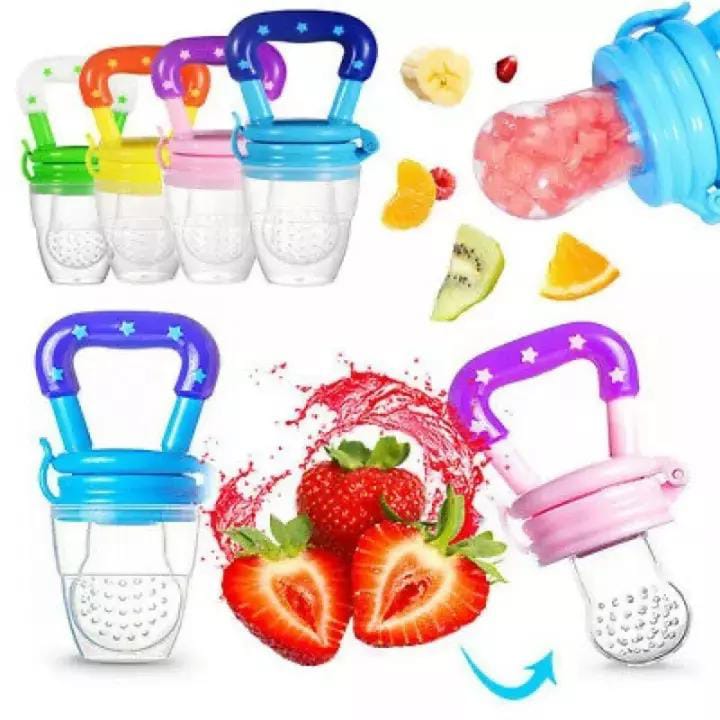 Baby Solid Baby Fruit Pacifier Fresh Fruit Feeder Infant Teething Toy Nibbler