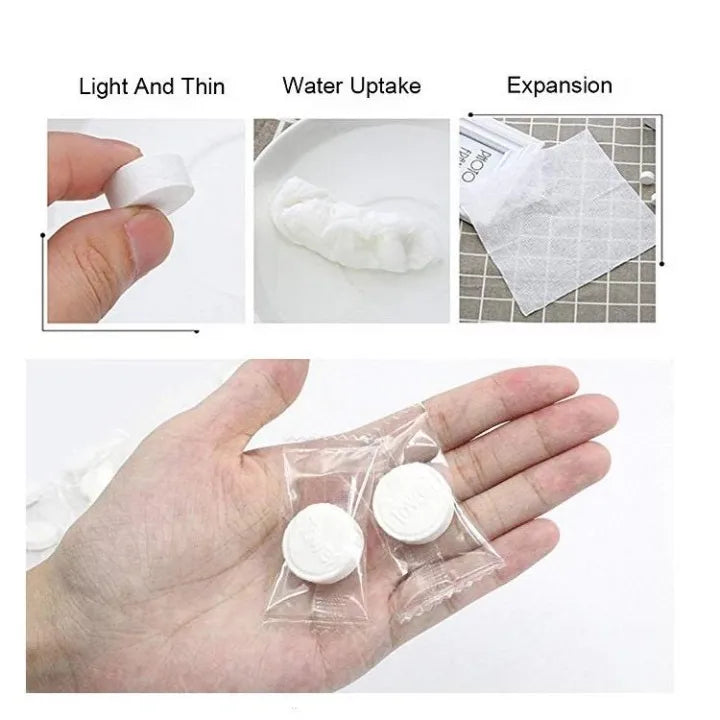 Pack of 10 pcs Magic Compressed Towel Tissue