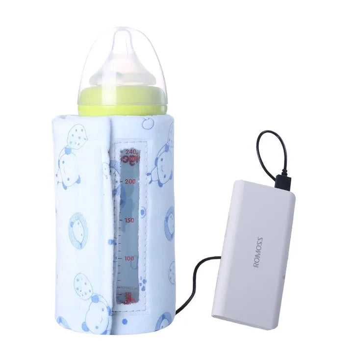 Baby Feeder Warmer Bag (Portable Travel Milk Warmer) (Random Color)
