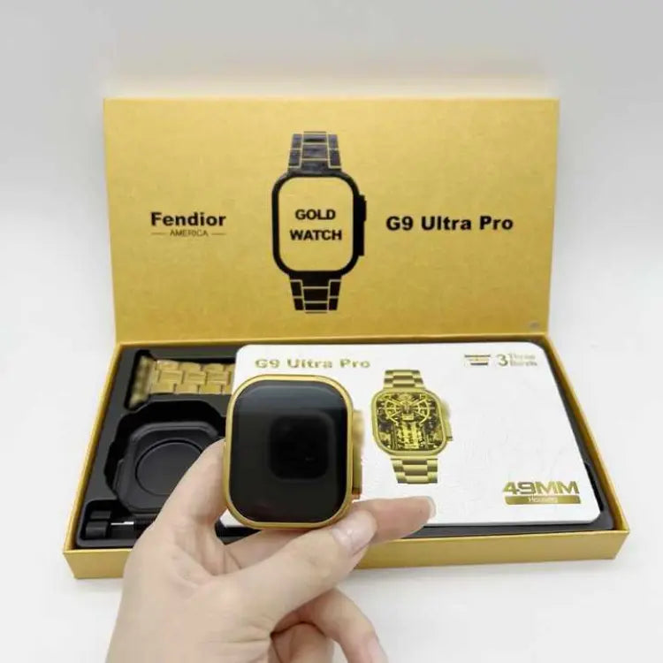 New G9 Ultra Pro Gold Color Edition Series 9 Smart Watch With