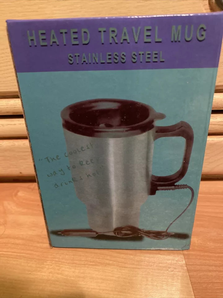 12 Volts 450 ml Heated Travel Mug Coffee /Tea/Soup Cup Car Charging
