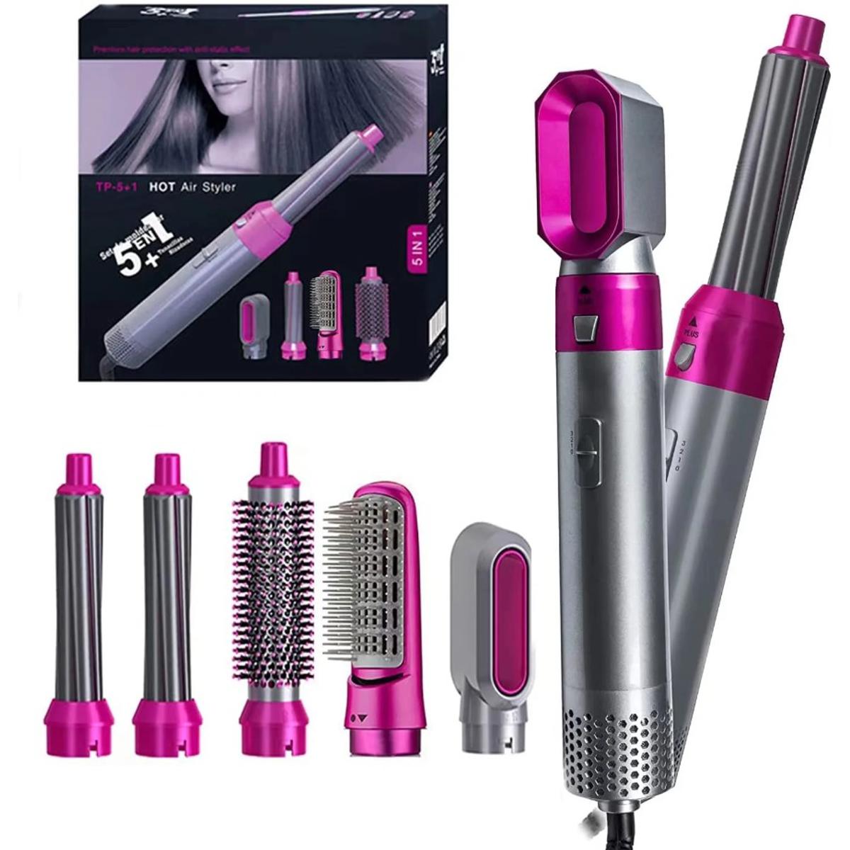 Hair Dryer Brush 5 in 1 Electric Blow Dryer Hair Comb Curling