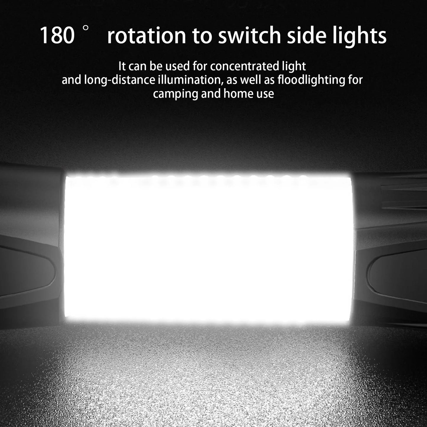 360 Degree Rotating Flashlight Outdoor Led Flashlight Rechargeable Torch for Camping Outdoor