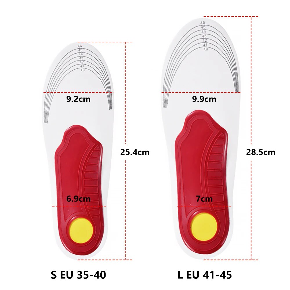 Flat Feet Arch Support Foot Pad Insole Shoe Inserts For Foot Pain