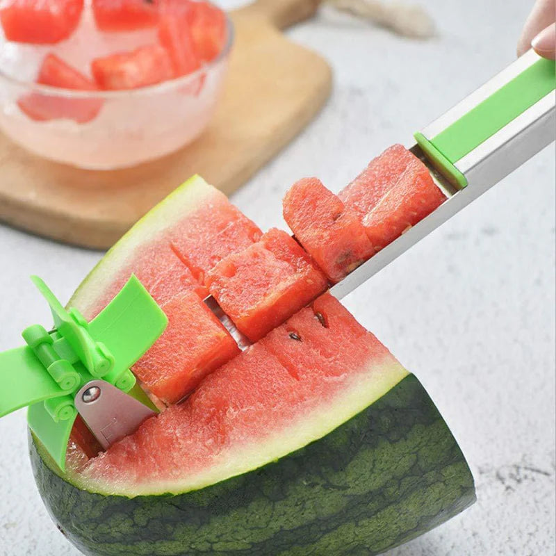 Windmill Watermelon Cube Cutter | Watermelon Slicer Cutter, Stainless Steel Watermelon Cutter
