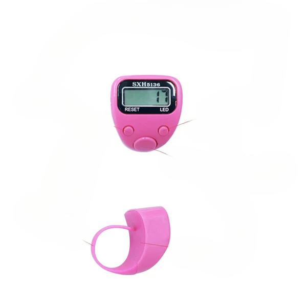 New Digital Finger Tally Counter Tasbih (Random Color)