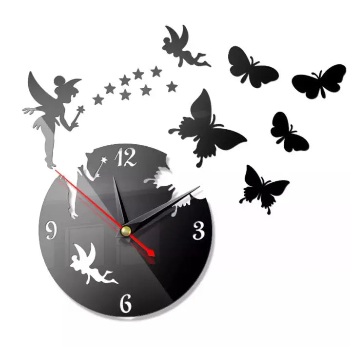 3d wall clock with light Wooden Clock With Light And Premium Design