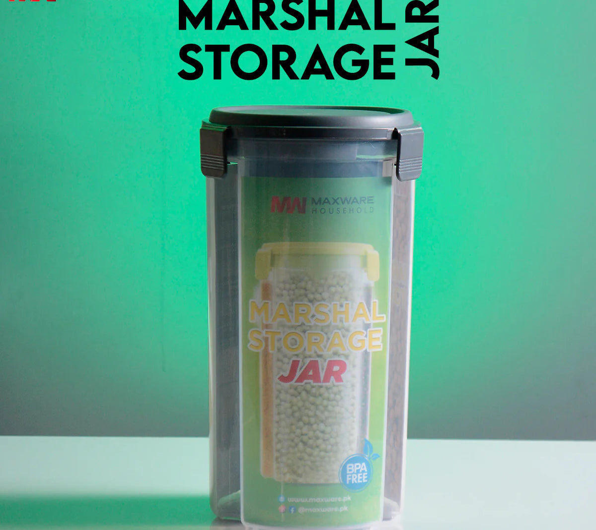 Marshal Storage Jar - 3 In 1 Jar - 3 Portion storage