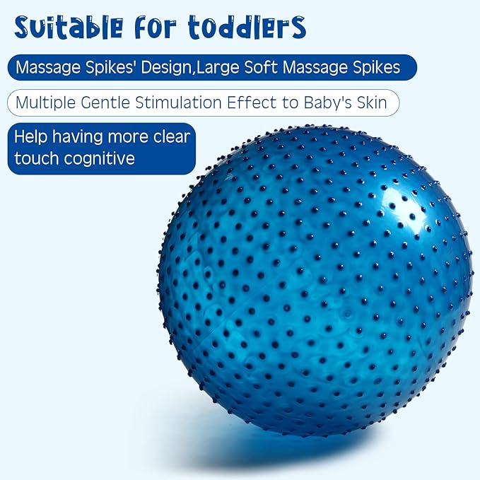700G Ball, ,55Cm Exercise Ball Large Spikes Tactile Sensory Massage Withrout Pump