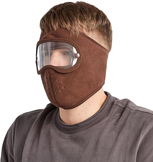 Windproof Anti Dust Full Face Masks Cycling Ski Breathable Masks Eye HD