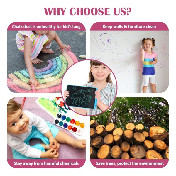 8.5 inch multicolor Writing Pad LCD Tablet For Kids (random color