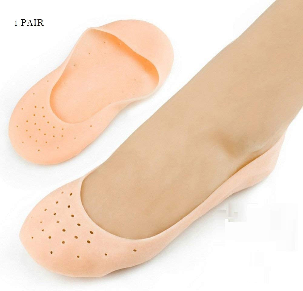 Smiling Foot Anti Crack Full Length Silicone Protector Moisturizing Socks