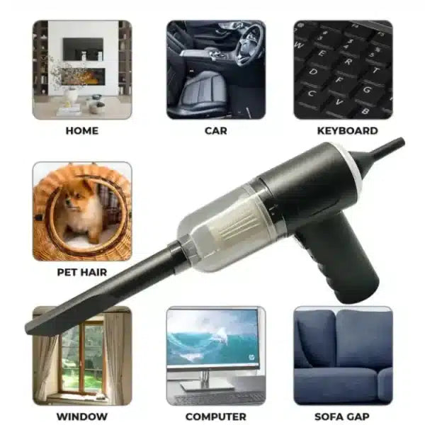 Portable Car Vacuum Cleaner Wireless Handheld Vacuum Cleaner For Car Home Strong Suction 2in1