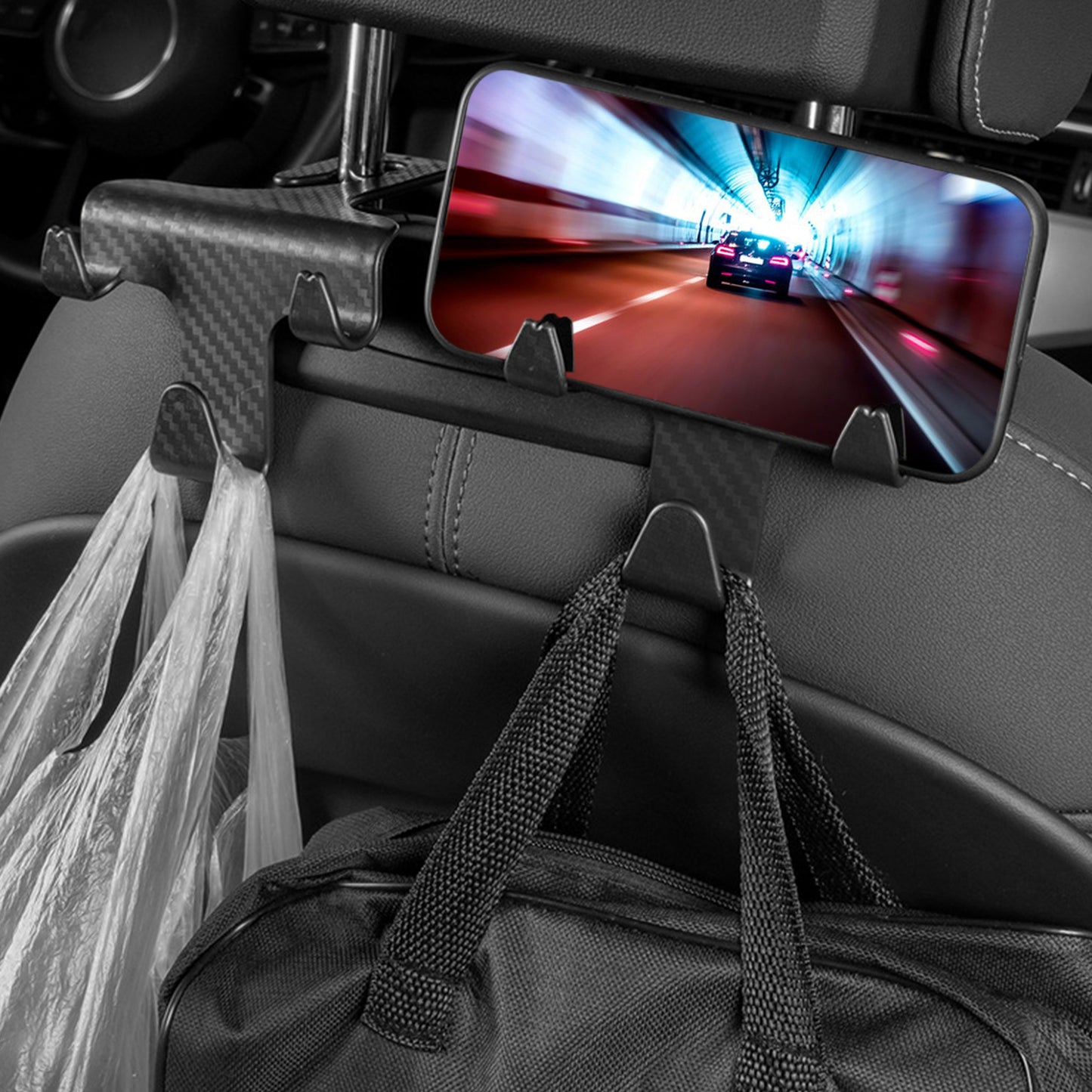 Universal Car Seat Back Hook Headrest Hanger Bag Clothes Hanging Storage Hooks