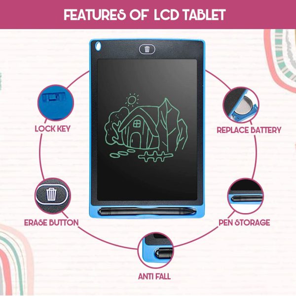 8.5 inch multicolor Writing Pad LCD Tablet For Kids (random color