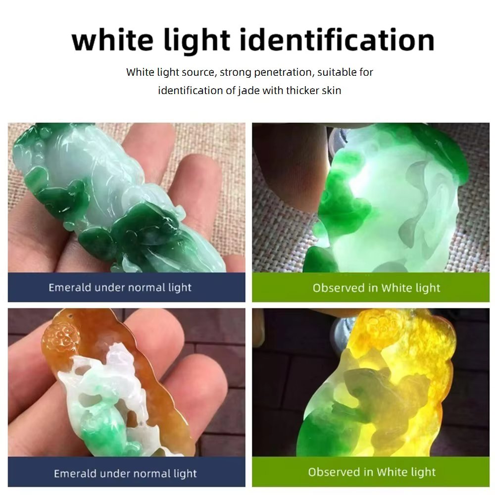 Gemstone Jade and Jewelry Identification Torch | Compact Portable Flash light (Random